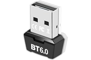 YIKO Dongle Bluetooth 6.0, Clé Bluetooth PC USB Adaptateur Bluetooth Longue Distance/150M, Plug&Play, Faible Latence, for Windows 11/10/8.1