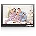 Produktbild APESIN Digitaler Bilderrahmen 14.1 Zoll Widescreen 1280x800 Hohe Auflösung Full HD LCD Farbdisplay mit Bewegungssensor, Musik/Video Player/Kalender/Alarm, mit Fernbedienung (Schwarz)