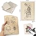 JJOnlineStore - 10 x Blank Plain Tattoo Practice Fake Skin Sheets Double Sided Practice Learning Beginner
