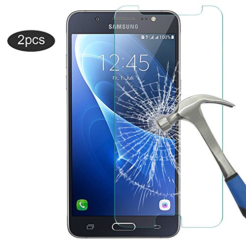 [2 Stück] Samsung Galaxy J7 2017 Panzerglas Schutzfolie,(Nicht für Samsung Galaxy J7 2015/2016) BtDuck HD Ultra Klar Transparent 9H Härtegrad [Kratzfest][Hohe Transparenz] [Fingerabdruck-frei][Blasenfrei] [Anti- Fingerabdrücke] Panzerglasfolie folie Displayschutzfolie Hartglas Gehärtetem Glas DisplayPanzerglas Schutzfolie Displayschutz für Samsung Galaxy J7 2017