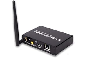 EXVIST H.265 1080P WiFi HDMI Video Encoder W/SD Ranura Máx. 128 G DDNS HTTP ONVIF RTMP RTMP TS UDP Hikvision Private Protool para Live Streaming a Youtube Facebook Vimeo, etc.