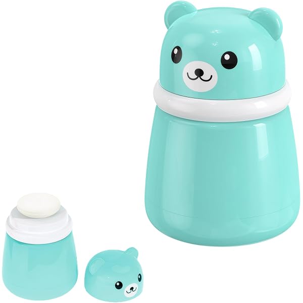 Boîte à Poudre Portable Avec Houppette - Pour Bébé Et Soins Du Corps - Voyage Et Quotidien