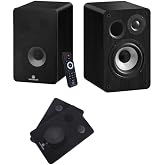 Maxword RM-400BK Aktif St&uuml;dyo Referans Monit&ouml;r&uuml; 4 İN&Ccedil; &Ccedil;İFT Bluetooth USB 140 Watt