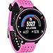 Price comparison product image SongNi® Soft Silicone Sport Replacement with tool for Garmin Forerunner 220 230 235 630 620 735 Smart Watch-Pink/Black(tracker is not included)