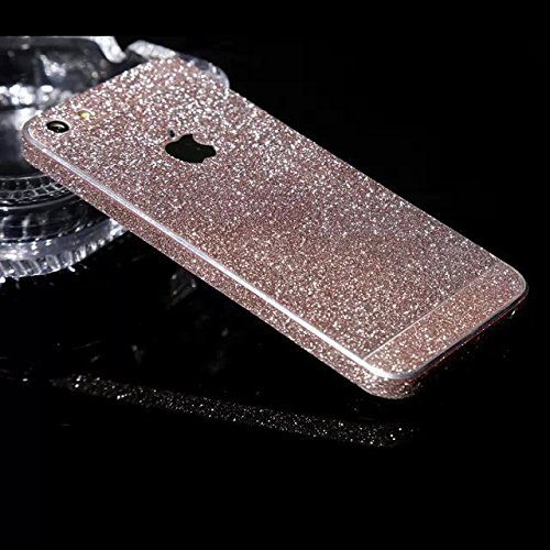 NEW ENERGY © BLING GLITTER FULL BODY VINYL DECAL WRAP STICKER SKIN FOR iPHONE 5, 5s + FREE SCREEN PROTECTOR (ROSE GOLD)
