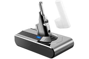 GOOALITY Batería para Dyson V8, 21,6V 4500 mAh Compatible con Dyson V8 Serie V8 Absolute V8 Fluffy V8 Animal SV10 967834-02 96783402, Batería de Repuesto para Dyson V8 aspiradora inalámbrica