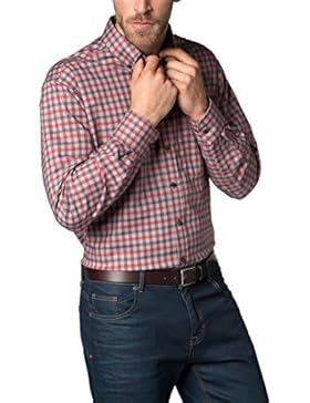 ETERNA Langarm Hemd COMFORT FIT Twill kariert