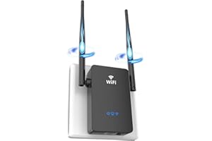 PHAVN Ripetitore WiFi, Amplificatore WiFi 300Mbps Single Band Ripetitore WiFi per Casa con LAN/WAN Porta, 2 Antennas, Supporta Modalità Ripetitore/Router/AP