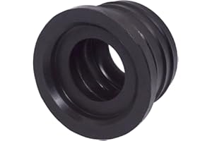SKIR'CO Lot de 2 Manchons en Caoutchouc Noir 40 x 25 mm pour Tuyau de Vidange, Raccord, Adaptateur et Réducteur