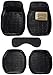 ATZ 3D Floor Mat for Hyundai I10 Grande (Full Set, Black) RS.1072.00