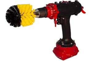 Kornely™ Spazzola Premium per Trapano, Media Morbidezza, Gialla, 8.5cm. Spazzola di Pulizia Professionale. Non Graffia le Superfici.Adatta per Piastrelle,Fughe,Vasca,Doccia,Fibra di Vetro e Porcellana