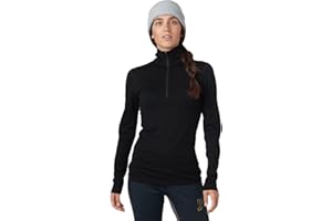 Icebreaker 200 Oasis Ls sous-vêtements Semi-zippé pour Femme