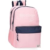 Reebok Sydney School Backpack Blue and Pink Polyester Backpack Wide Shoulder Straps Ergonomic Padded Various Compartments by