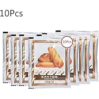 Childlike Levaduras De Panadería Levadura En Polvo Altamente Activa Levadura Seca En Polvo Resistente Al Azúcar Levaduras Y Leudantes para Bollo/Pan/Pastas - 55 G / 10 Paquete