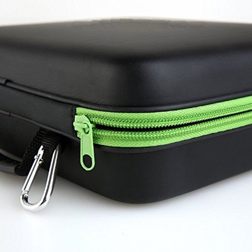 Homeself Wasserdicht Hartschale 30 Flaschen ätherisches Öl Tragetasche, Ätherisches Öl Aufbewahrungsbox, perfekt für 10 ml 15 ml doterra und Young Living Öl Grün - 2