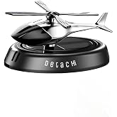 DETACHI Solar Dashboard Helicopter Fragrance Diffuser, Rotating Alloy Helicopter Ornament for Car, Office, Home Decor (Random