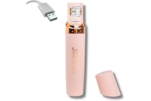 Épilateur pour le corps Velform Epilwiz (pas de connexion usb) Système avancé d'épilation avec lumière LED, tête plaquée or 18 carats, tous âges et types de peau (Normal)