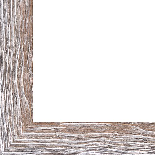 WandStyle WS-H380-022 Wand Spiegel Eiche weiß gekalkt Modern Natur Elegant Massivholz (60 x 80 cm ) - 2