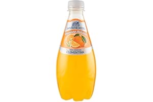 24x San Benedetto Prima Spremitura Clementina Passione Italiana PET 40cl Soda 100% Italienisches Getränk gasförmig Orangen Lemonade