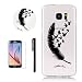 Produktbild Handyhülle für Samsung Galaxy S7 Edge [Nicht für S7], Schutzhülle Silikon für Samsung Galaxy S7 Edge, Ultra Dünn Case für Samsung Galaxy S7 Edge Hülle Transparent Silikon TPU Kristall Klar Etui Tasche Cover mit Muster Flexibel Hülle Bunt Kreative Design Bumper Schale Ultra Slim Case Handy Schutz Hüllen Durchsichtig Weiches Leicht Kratzfest Gummi Stoßfest, Hancda Soft Handytasche Silikonhülle für Samsung Galaxy S7 Edge + Schutzfolie + Schwarz Stift Stylus - Feder