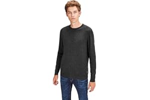 JACK & JONES Male Strickpullover Einfarbig Strickpullover