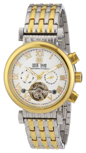 Constantin Durmont Herren-Armbanduhr Calendar CD-CALE-AT-STGD-STGD-WH Constantin Durmont Herren-Armbanduhr Calendar CD-CALE-AT-STGD-STGD-WH