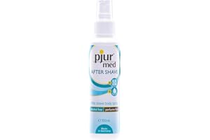 pjur med AFTER SHAVE spray - Espray protector para mujeres y hombres - aloe vera cuida la piel suavemente - eficaz contra irritación (100ml)
