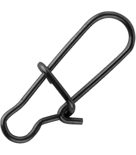 20x Moschettoni Duo Lock Per Pesca - 11 Misure Diverse Da 000 A 8, Girelle Rapide Per Esche Artificiali - Foto 10
