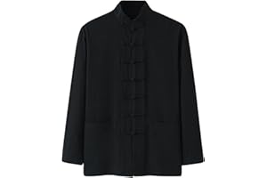 GENERIC Chino Artes Marciales Chaqueta Camisa De Lino Hombre Verano Tradicional Uniforme Ropa Exterior Para Kung Fu Tai Chi Wushu Mujeres Traje Estilo Tango Manga