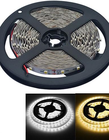 XUEQIANG 5M 300-3528 SMD 2000lm 3000-3200K / 6000-6500K Warm White / white Light Flexible LED Strip Lamp (DC12V /5M) cool white