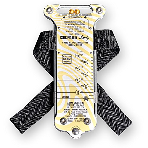 Isokinator Lady, mobiles Fitnessgerät für Figur-Formung bis zum Bikini-Körper