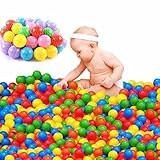 OCASIÓN: Ideal para llenar cualquier bola, tienda de campaña, casa de juegos, piscina para niños, corral y casa de rebote. Las bolas de juego ayudan a desarrollar la coordinación mano-ojo y promueven las actividades físicas.