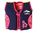 The Original Konfidence Children's Swim Jacket - Navy/Pink/Hibiscus (18 Months-3 Years)