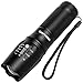 Price comparison product image LED Torch, Binwo Super Bright 2500 Lumen Zoomable CREE XML2 LED Flashlight Adjustable Focus Tactical Torch with 5 Modes, Waterproof Handheld Powerful Torch for Outdoor Sports, Warranty for 2 Years