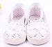 Baby Girls Summer Hollow Out Soft AntiSlip Prewalker Shoes Sandal (6-9 Months, white)