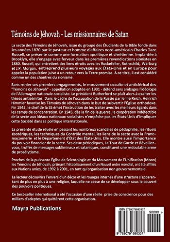 Témoins de Jéhovah : Les missionnaires de Satan