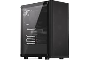 ‎ENDORFY ENDORFY Ventum 200 Air, ATX Gehäuse, 4x 120mm Lüfter enthalten, Seite aus gehärtetem Glas, Frontblende aus Mesh, Breite Kühlkompatibilität, Kompakter Formfaktor, EY2A002