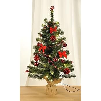 Amazon.de: Weihnachtsbaum 75cm - komplett geschmückt mit