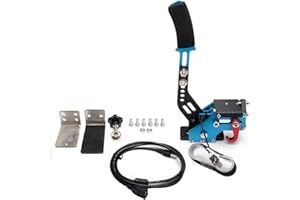 BRUCE & SHARK Freno de Mano USB de 14 bits para Juegos de Carreras Soporte para Volante G27 / G29 G920 PC Azul(Solo para PC, no para Xbox y PS4 / PS5)