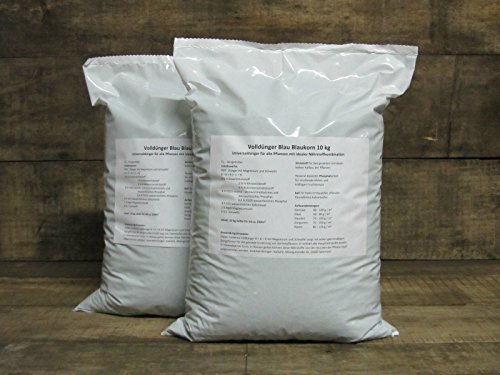 HaGaFe Volldünger Blau Blaukorn Universaldünger NPK Dünger Rasendünger, 20kg (2x10kg) - 2
