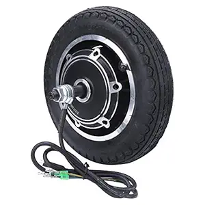 Wheel Hub Motor, Aluminium Alloy 350W 10 Inch Electric Scooter Tyre Tire Wheel Hub Motor Accessory for Electric Bicycle