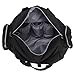 LCY Large Capacity 3 Piece Tote Baby Nappy Changing Diaper Bag Black