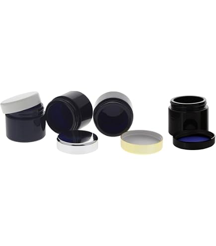 Miron Violettglas Tiegel 30 Ml – Leere Cremetiegel Mit Energieschutz-Deckel | Kosmetikdose Für Salben, Cremes & DIY