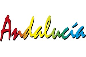 Artimagen Pegatina Texto Andalucía 110x40 mm.