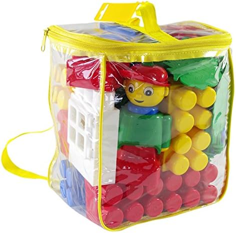 Hemar 21 x 15 x 23 cm K3 Building Blocks in Small Rucksack (43-Piece)
