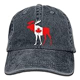 Unisex Baseball Cap Moose Canadian Flag Summer Jean Trucker Hat Men Cool caps