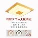 Produktbild Gunxifacai Talla de Madera maciza techo Led luminoso dormitorio principal estudio de cocinas de restaurantes japoneses de luz lámparas de estilo escandinavo American ,48*48*13cm lámpara