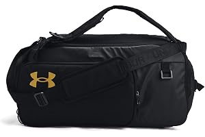 Under Armour Unisex Contain Duo Duff MD, Svart/guld, En storlek passar alla, Holdaller