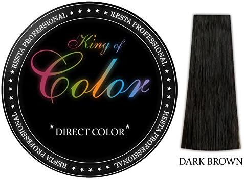 Resta Professional King of Colour Direct Colour Dark Brown 100 ML