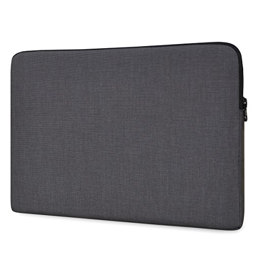 Adore June MacBook Pro 15 (2016) Hülle „Triangle“ aus original Cordura in dunkelgrau. Elegante Laptop-Tasche aus widerstandsfähigem Textil-Stoff für das Apple MacBook Pro Retina 15″ mit Touch Bar (2016). Hochwertige Tasche als treuer Begleiter. Made in Europe. - 3